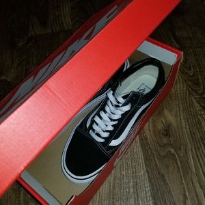 Classic black and white Vans